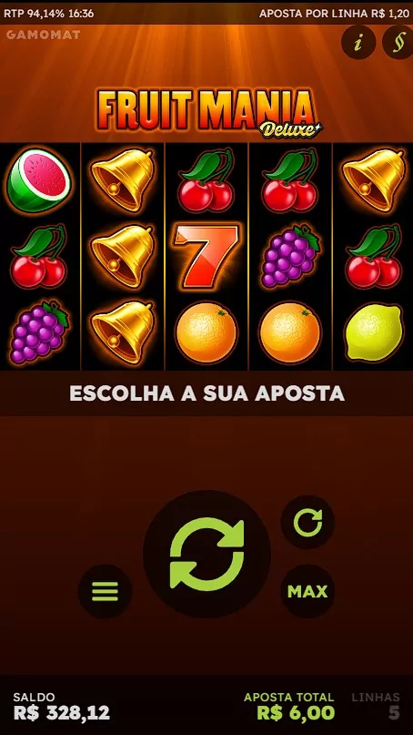 Fruit Mania Deluxe Slot