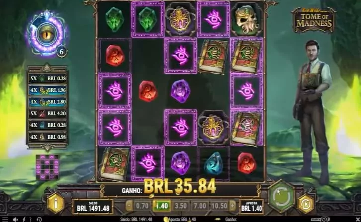 Rodadas grátis de Tome of Madness