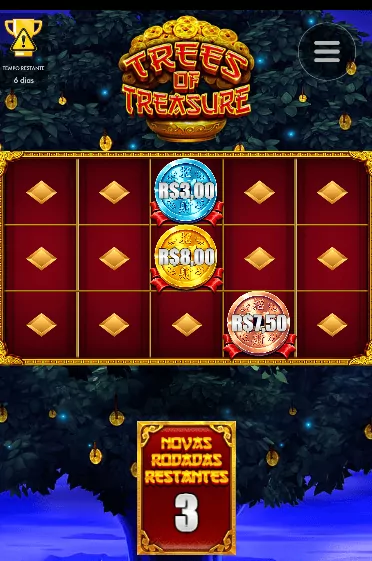 Trees of Treasure recurso bônus