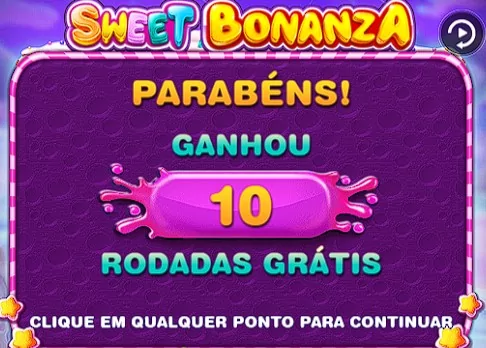rodadas grátis no Sweet Bonanza