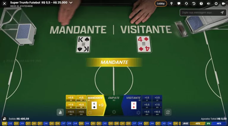 Super Trunfo Futebol Apostas Paralelas (Spread)