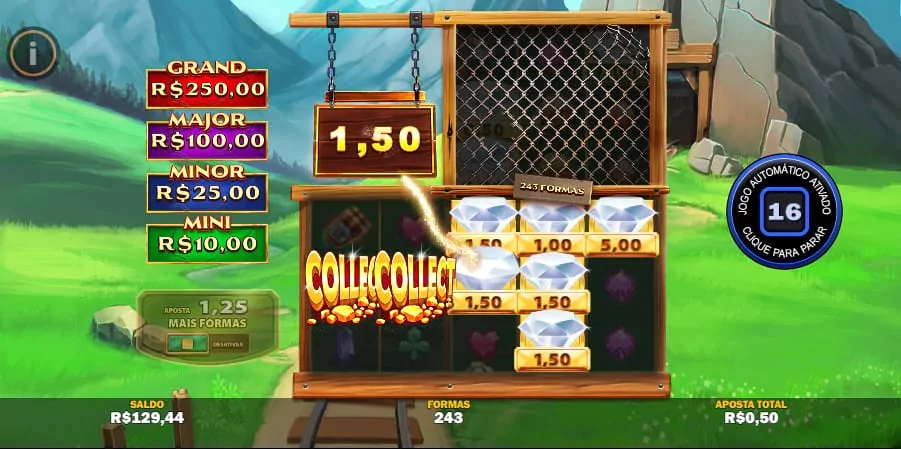 Double Digger Jogo Bônus de Wild Duplo