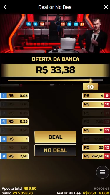 Jogar Deal or no Deal