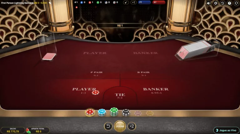 First Person Lightning Baccarat