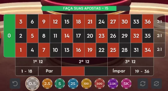 Lucky 6 Roulette apostas
