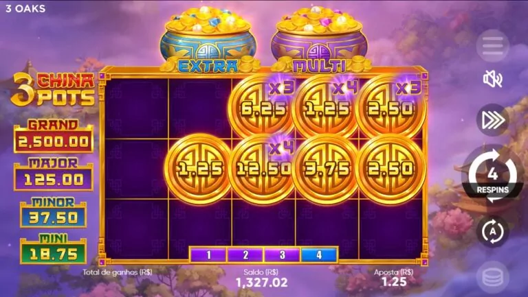 Recursos do jogo 3 China Pots