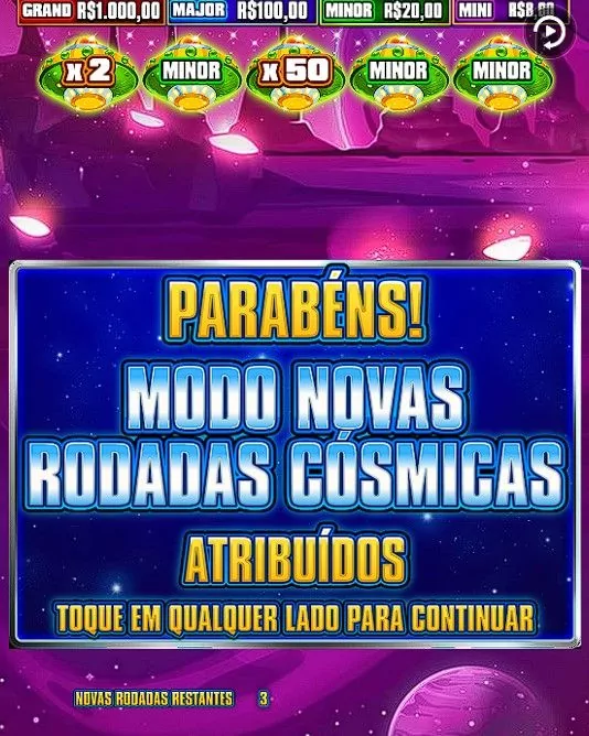 Rodadas Cósmicas Cosmic Cash