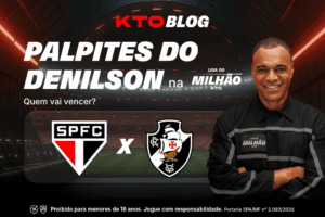 Palpites para São Paulo x Vasco do Denilson