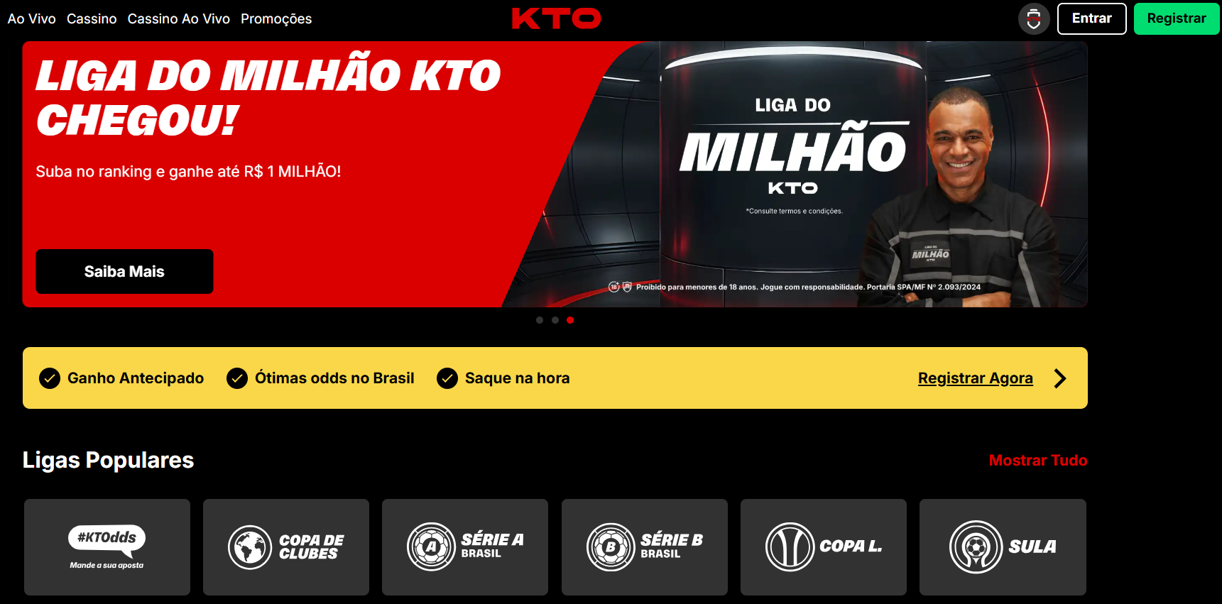 Homepage KTO