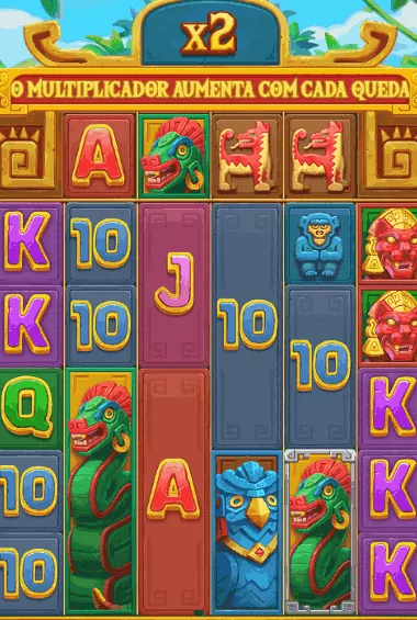 Fortune of Aztec Cascata com Multiplicador Progressivo