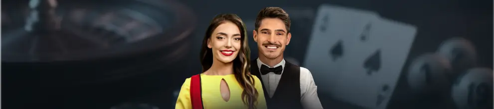 Cassino ao vivo banner